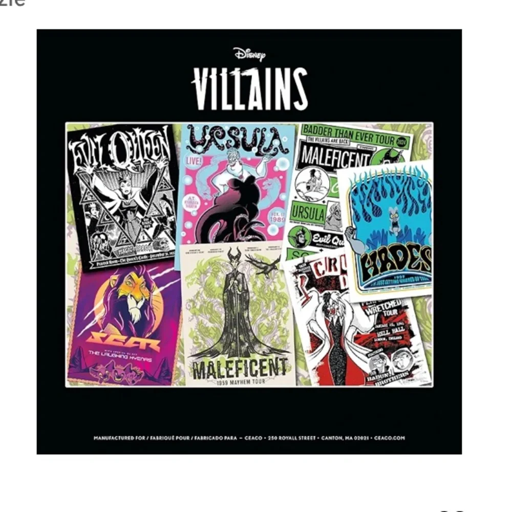 Disney Villains 500 Piece Puzzle - Picture 6 of 8